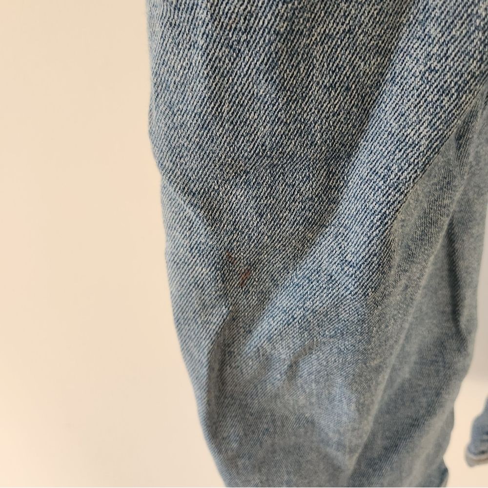 American Eagle Mom Jeans Distressed Ripped Straight Leg Jeans 8 - Picture 4 of 8
